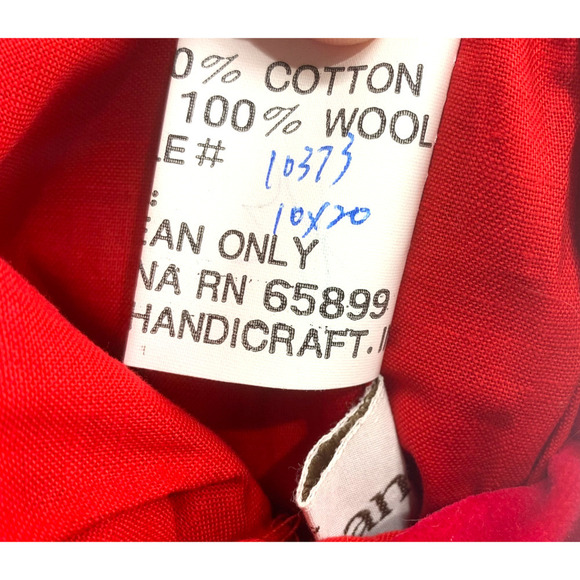 Vtg IMPERIAL ELEGANCE Wool Needlepoint Christmas Stocking Nutcracker 1991 *READ* - Picture 5 of 7